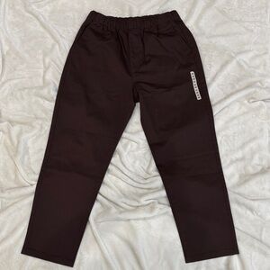 Muji Men Dark Brown  Elastic Waist Pants-size M(BNWT)
